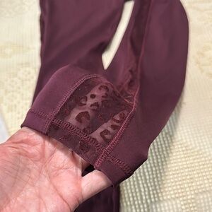 Avia Burgundy Active Leggings